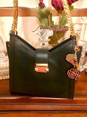 Michael Kors Bag Whitney Small Chain Leather Shoulder Tote NWT